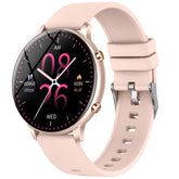 EIGIIS Smart Watch Answer/Make Call, Fitness Tracker with 24/7 Heart Rate Blood Pressure and Blood Oxygen Monitor, Sleep Tracker Calorie Step Counter Waterproof Smartwatch for Android iOS Women Men